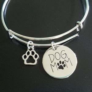 Dog mom one size fits all expandable bracelet
